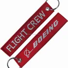 Flight crew boeing embroidery Key chain