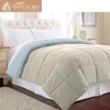 Reversible Down Alternative Quilted Comforter Set All Season Hotel Quality Polyester Duvet