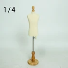 1/4 Rigid foam half body female mini mannequin stand torso woman