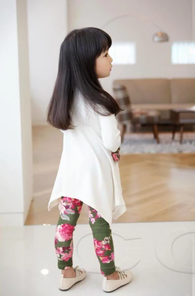 2016 hot lovely flowers bear applique fancy boutique girls clothing