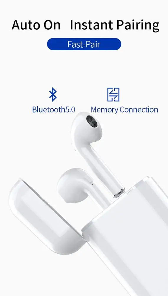 Dual-Ear Wireless Bluetooth Earphones with Charging Case - ANKUX.COM