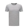 Wholesale Striped Men Latest Fashion Crew Neck 100% Cotton Summer Clothes T Shirts