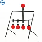 Automatic Practice Air Gun Pellet Rifle Steel Spinner .22 .177 Resetting Spinning Target Metal Rotating Shooting Targets