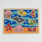 Children printable ocean animal puzzles intelligence toy