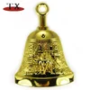 custom golden bell shape metal fridge magnet