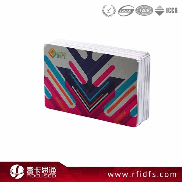rfid blank card mifare 1k magnetic stripe hybrid card