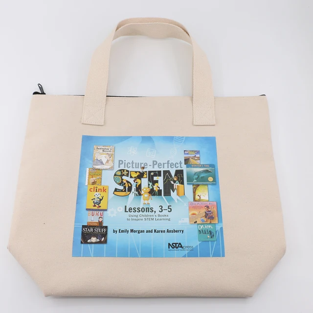 high quality full color custom print waterproof cotton canvas