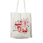 Qetesh Wholesale Blank Plain Organic Standard Size Cotton Tote Bag