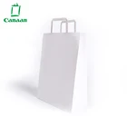 Wholesale Unique Simple Cheap White Paper Bags With Handles