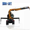 Promotional diesel 16 Ton mechanical tyre truck mounted crane