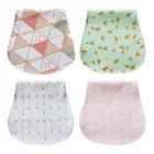 Cottin Infant Baby Bandana Drool Bibs Muslin Cute Baby Burp Cloths