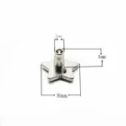 Custom 8mm Metal Decorative Star Shape Studs and Rivets