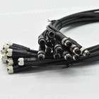 Sensor coder cable amphenol IP67 power male M8 3pin connector