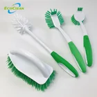 EcoClean Factory BSCI Dish washing Brush bottle washing brush scrubber brush set for home kitchen cleaning