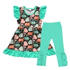 elephant outfits printed children's clothing fall boutique girl clothing wholesale children clothing