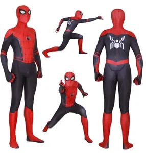 adult kids spiderman far from home cosplay costume spiderman