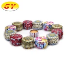 Retro customizable scented candle unique candle jars with lids