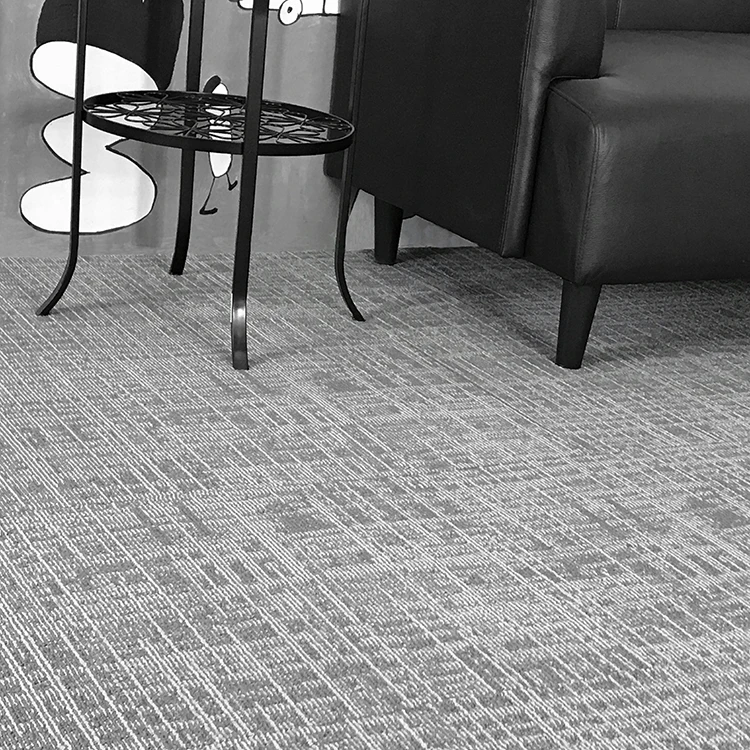 Commercial Design Hot Sale Modular 50x50cm Floor 100% nylon Carpet Tile with PVC Backing