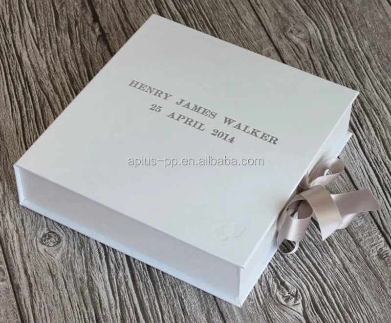 33x25x11cm personalised handmade baby keepsake box memory box in