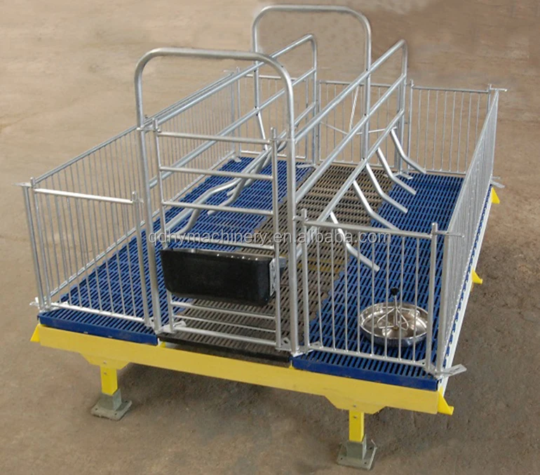 Single Farrowing Crate for pigs. 