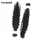 Ruolanni the Best Hair Vendor Loose Deep Curly Body Wave Indian Virgin Temple Human Hair Weave Hair Bundles