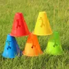 Colorful obstacle cone roller skating pile plastic roadblock small training cone