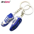 Factory direct sale custom mini shoes soft PVC 3d sneaker keychain