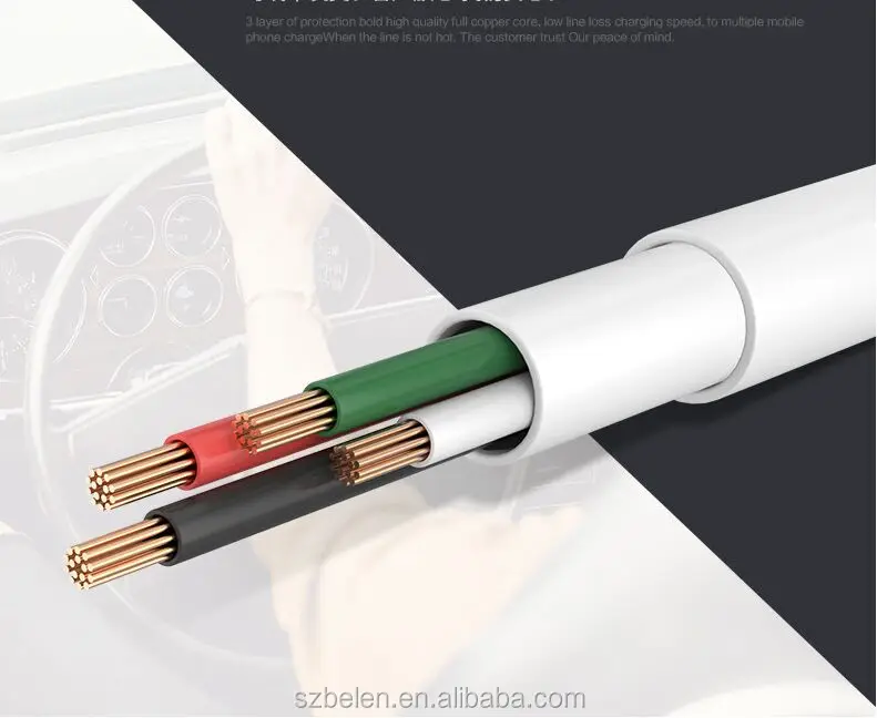 7.2A 3 usb smart car charger-3
