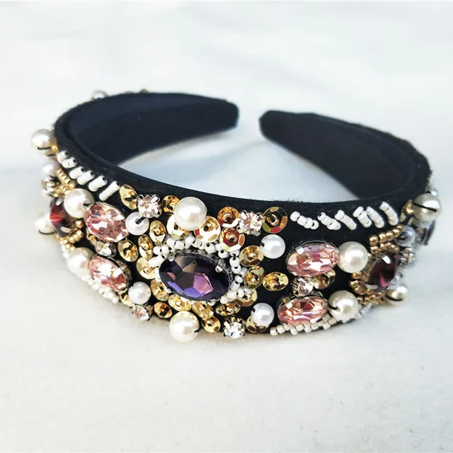 sequins fashion metal rhinestone head chain jewelry headband
