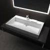 Solid Surface Wall Hang Basin Bathroom Vanity Furniture Hand Sink