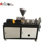 PE ABS testing pelletizer graulator extrusion plastic twin screw mini extruder