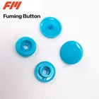 Blue POM 10mm snap clip buttons plastic snaps press button