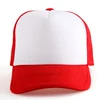 Cheap Advertising Custom Sublimation Hat Blanks Kids Cotton Baseball Mesh Cap Hat for Sublimation Printing