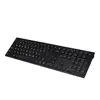 OEM factory good quality BT & wireless 2.4g Germary layout sicssor keyboard 109keys Aluminium board rechargeable