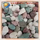 Natural color flowerpot pebble stone/ Garden colored Stone