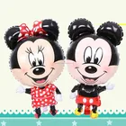 Cartoon standing Minnie Mickey Mouse helium mylar balloon