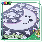 3D Night Glow Puffy Sticker Decoration Cartoon Sticker Customized