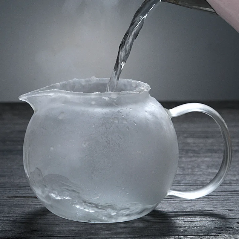 non-toxic pyrex clear glass teapot