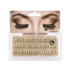 Wholesale price supplies korean volume private label 3d mink cluster individual eyelash extensions