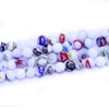 XULIN multi-colored millefiori glass beads round tensha beads