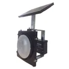Factory Made Good Quality Solar Traffic Warning Lamp, LED Yellow Flashing Light