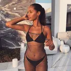Hot Sale Custom Summer Beach Bathing suit Mesh Swimsuit Women Sexy Bikini