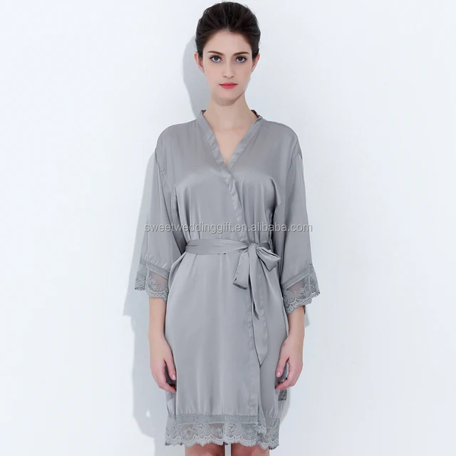 grey dressing gowns