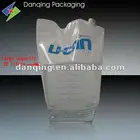 Large capacity (10L) stand up pouch with spout