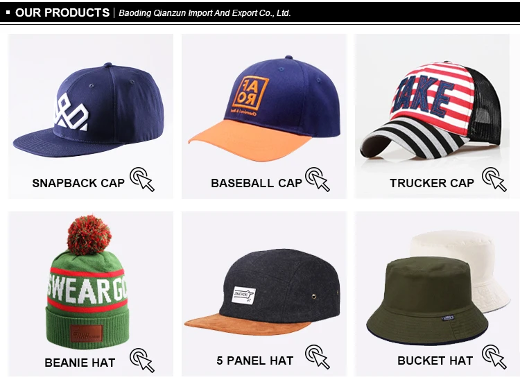 6 panel  baseball hat