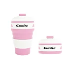 Cunite Travel Eco Friendly Folding Collapsible Reusable Silicone Foldable Coffee Cup