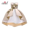 girls party dresses 2019 new models kids dresses floral satin flower party dress floral baby girl dress