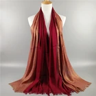 Fashionable 10 Colors Arab Muslim Cotton Shawl Hijab For Women & Girls