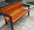 china popular factory wood plastic composite outdoor garden bench chair in park