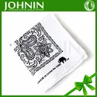 best sales cotton t/c material cheap price top quality professional factory directly sales white black square bandana